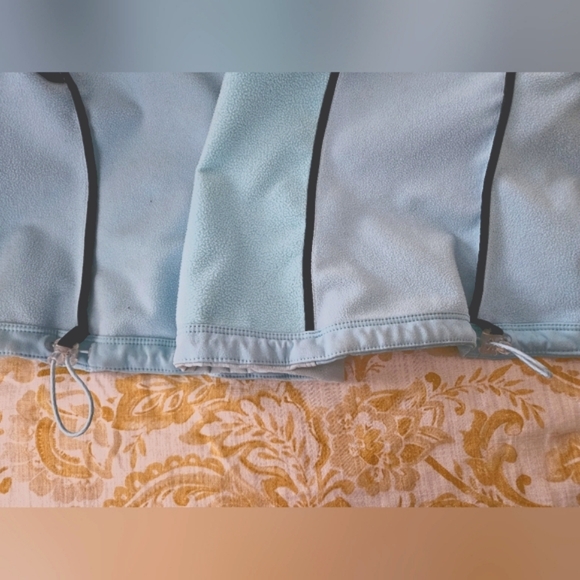 Vintage L.L. Bean Womens Soft Shell OAKMS Full Zip Light Blue Jacket Size Large - Picture 11 of 15